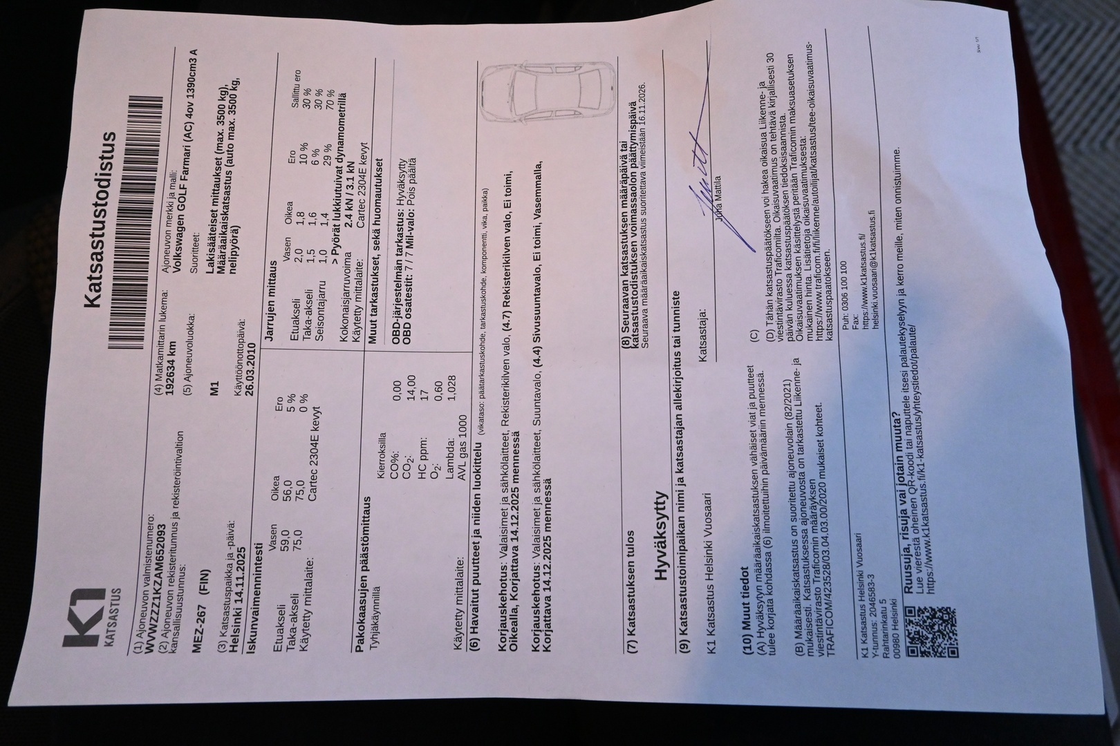 VOLKSWAGEN Golf 2010