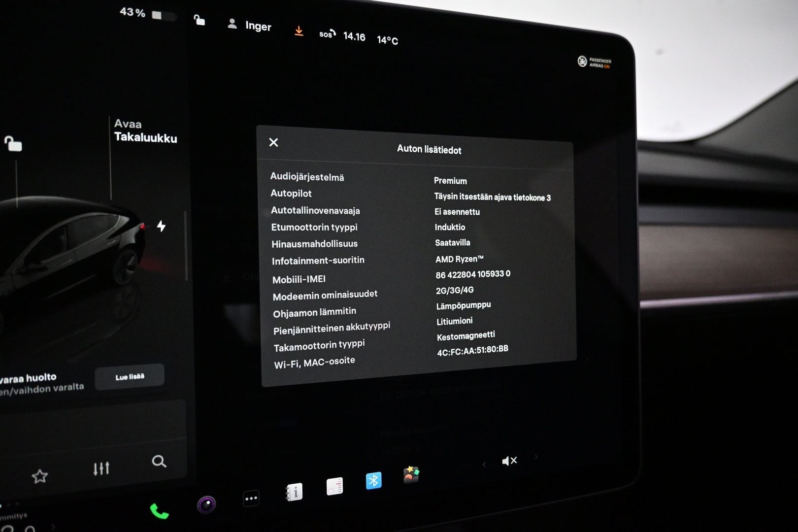 TESLA Model 3 2022