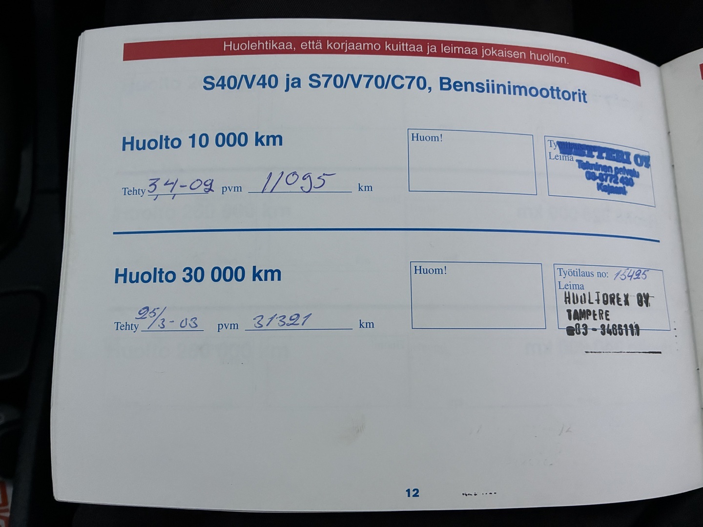 VOLVO V40 2001