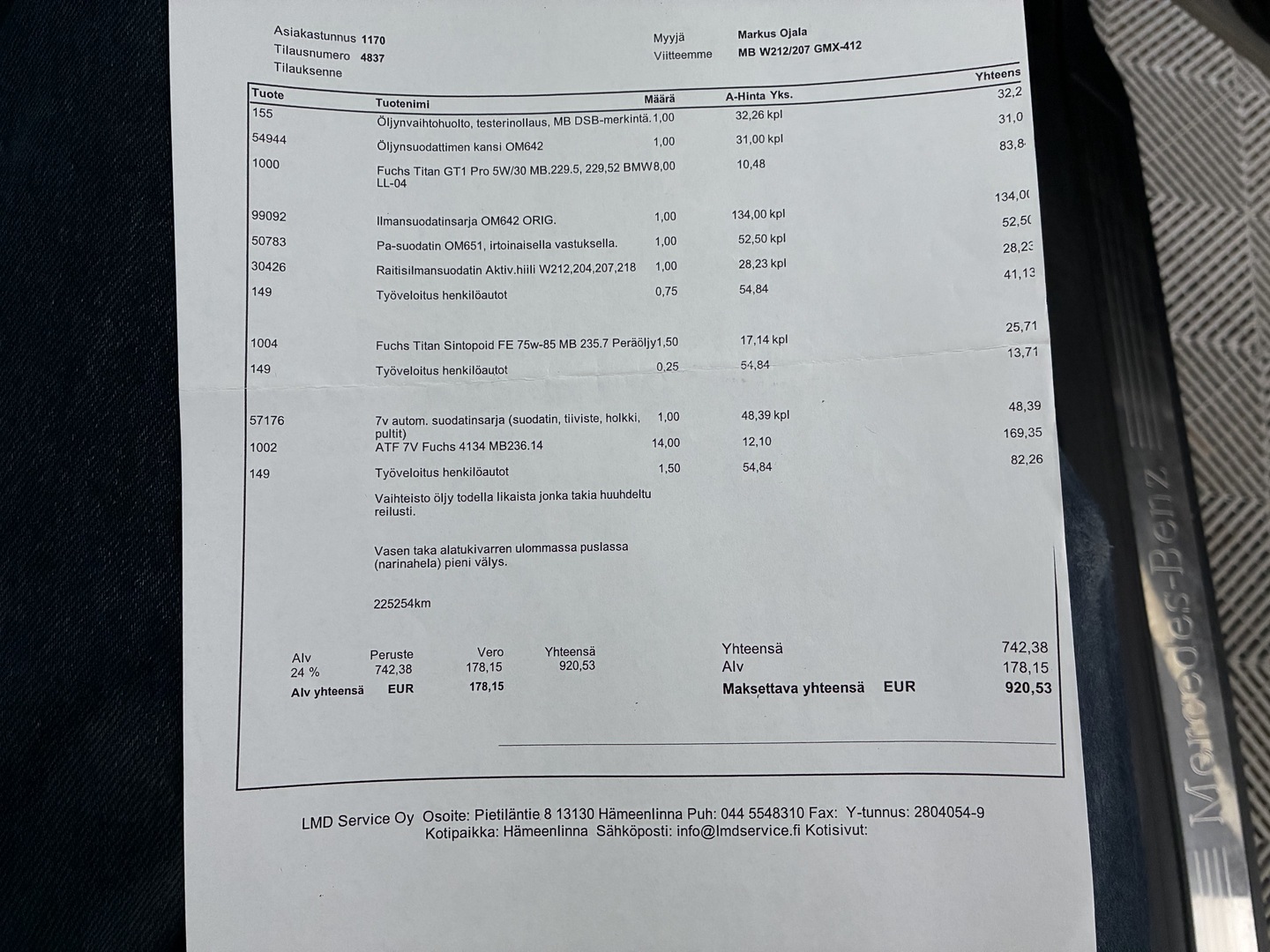 MERCEDES-BENZ E 2010