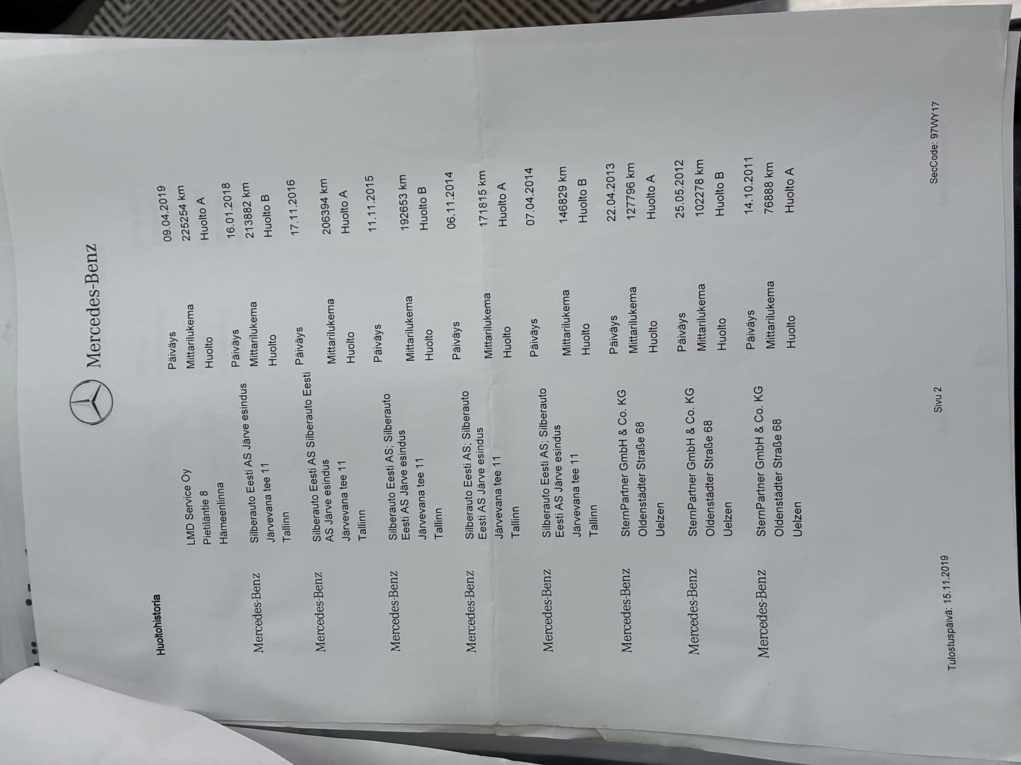 MERCEDES-BENZ E 2010