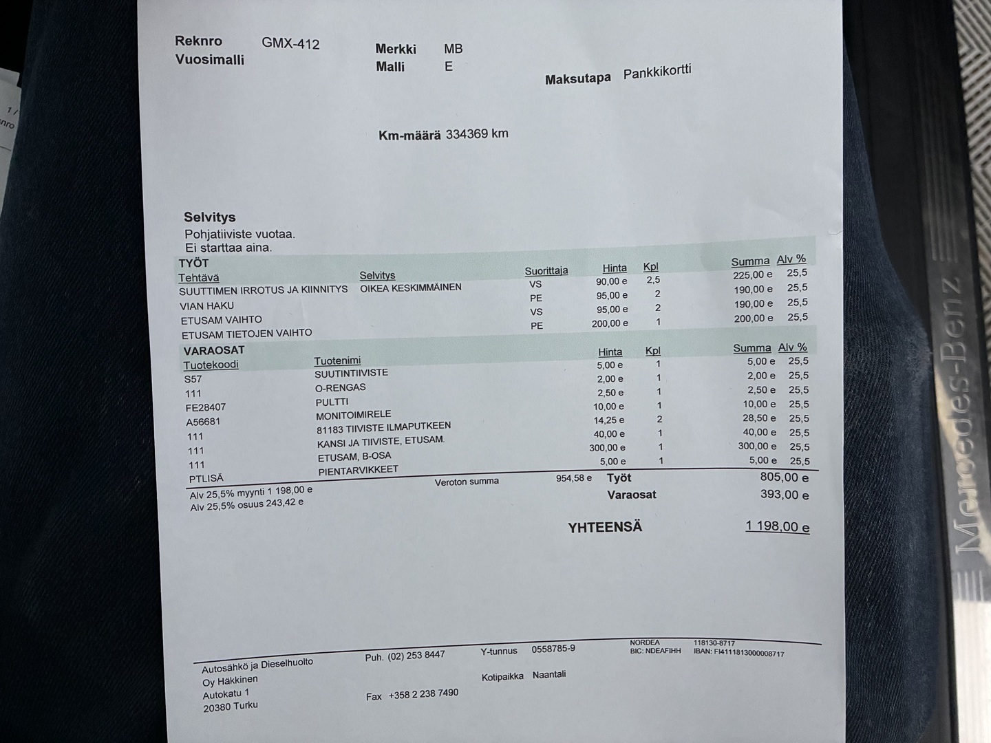 MERCEDES-BENZ E 2010