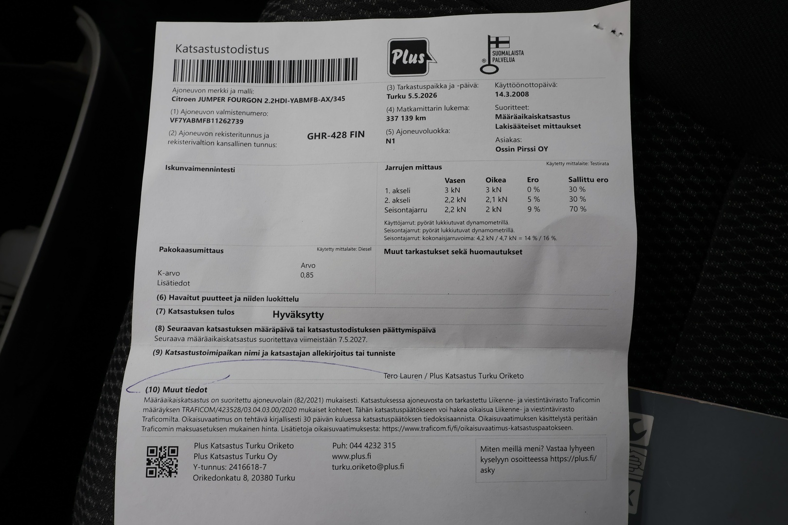 CITROEN JUMPER 2008