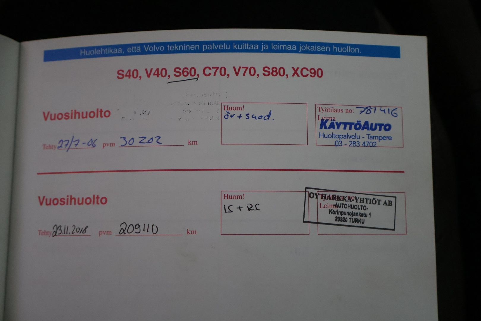 VOLVO S60 2004