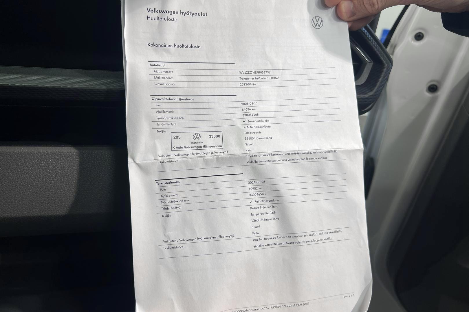 Volkswagen Transporter 2023