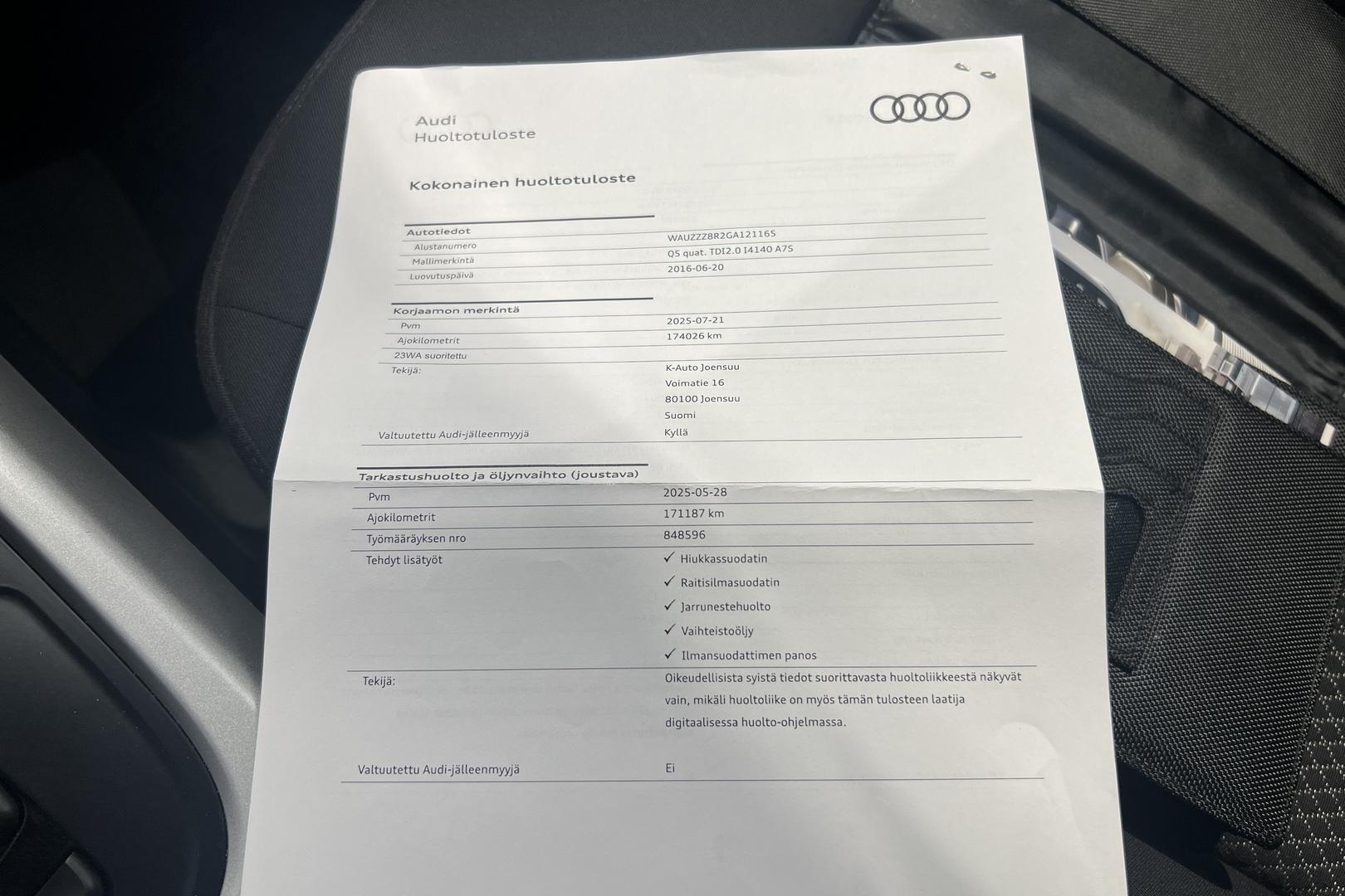 Audi Q5 2016