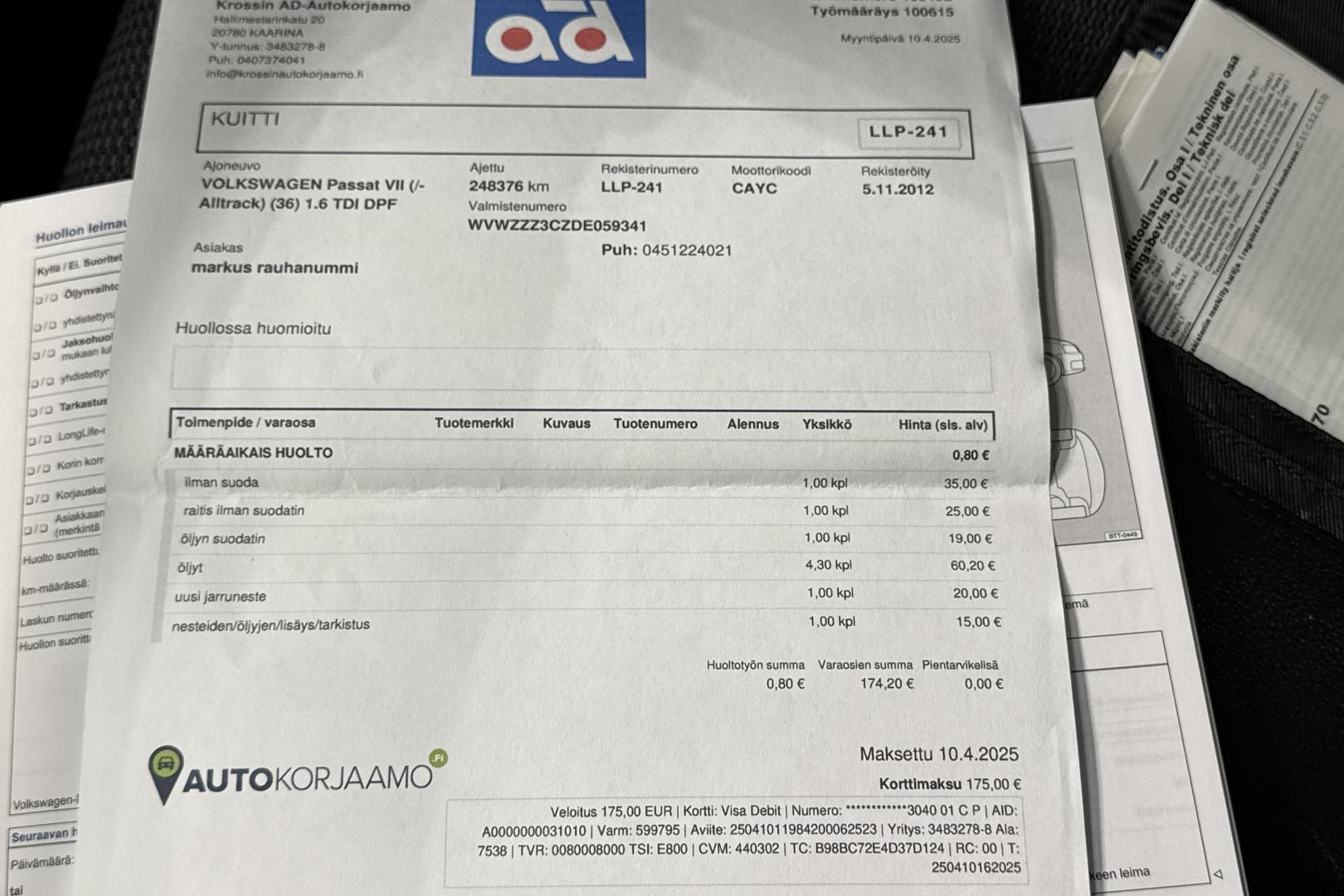 Volkswagen Passat 2012