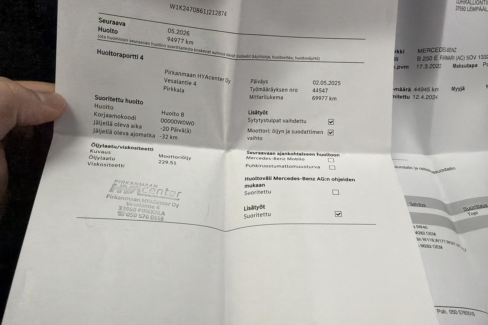 Mercedes-Benz B 2020