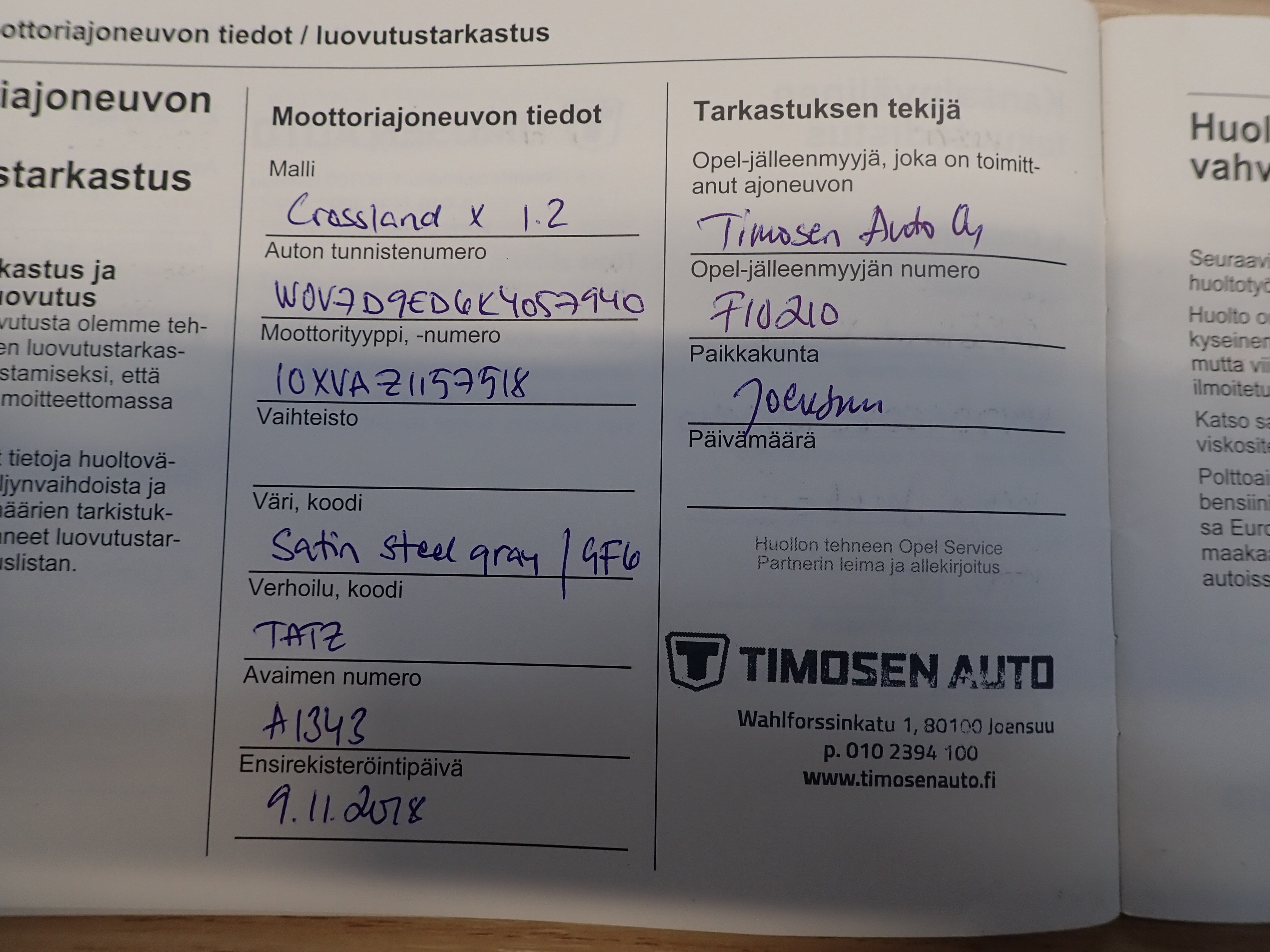 OPEL Crossland X 2018