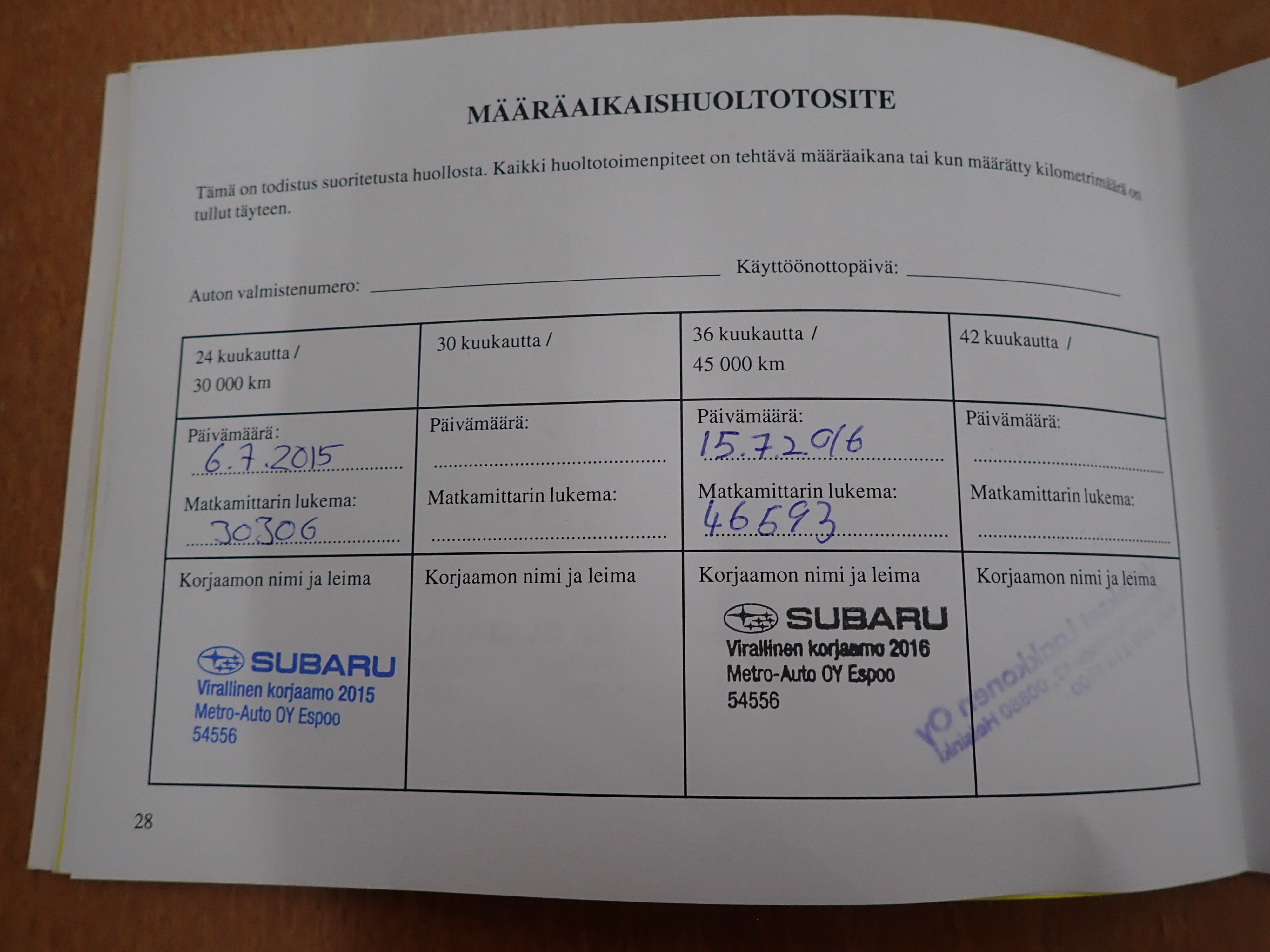 SUBARU FORESTER 2013