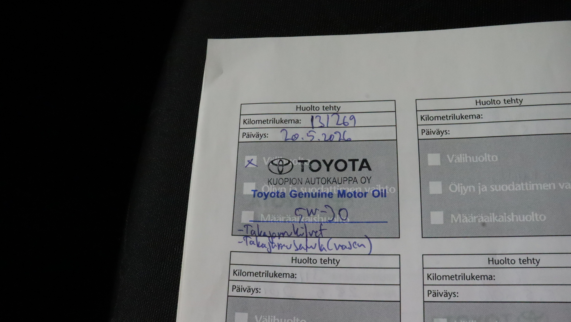 TOYOTA Auris 2007