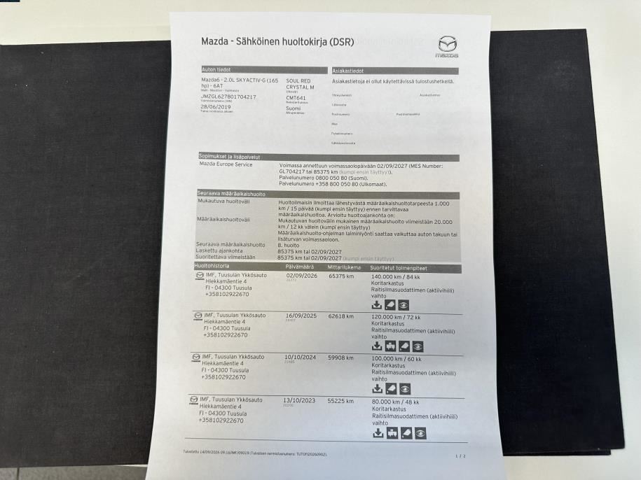 Sedan 2,0 (165) SKYACTIV-G Vision 6AT 4ov YQ1