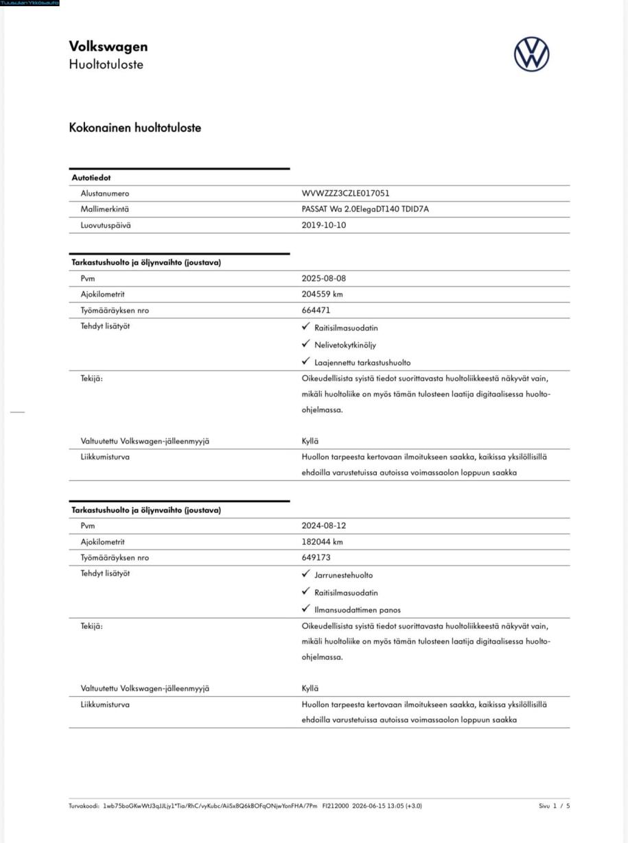 Variant R-Line 2,0 TDI SCR 140 kW 4MOTION DSG-automaatti Facelift 2020 malli /  Webasto kaukosäätö