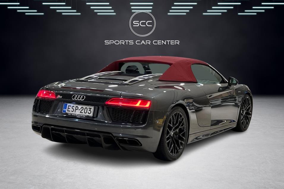 Audi R8 Spyder V10 5,2 quattro S tronic // Keraamiset jarrut / Bang & Olufsen / Laserlight / Carbon optiikka