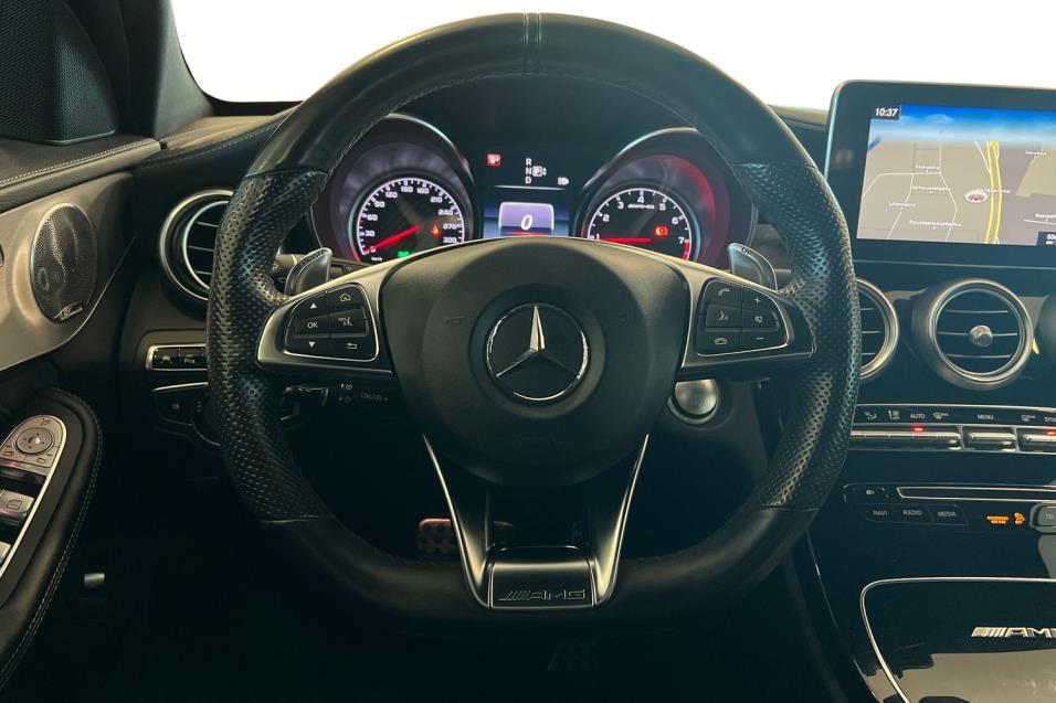 Mercedes-Benz C 63 AMG Distronic+ / HUD / Comand / Burmester / Keyless / IHC+ /  Muistit / Martelius -Putkisto