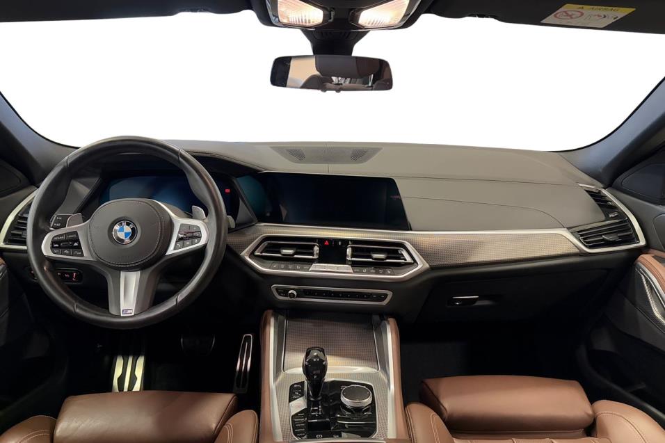 BMW X6 G06 M50i xDrive 390kW / 1.Om Suomi-Auto / Adapt.Cruise / Vetokoukku / Night Vision / Nahkasisusta!